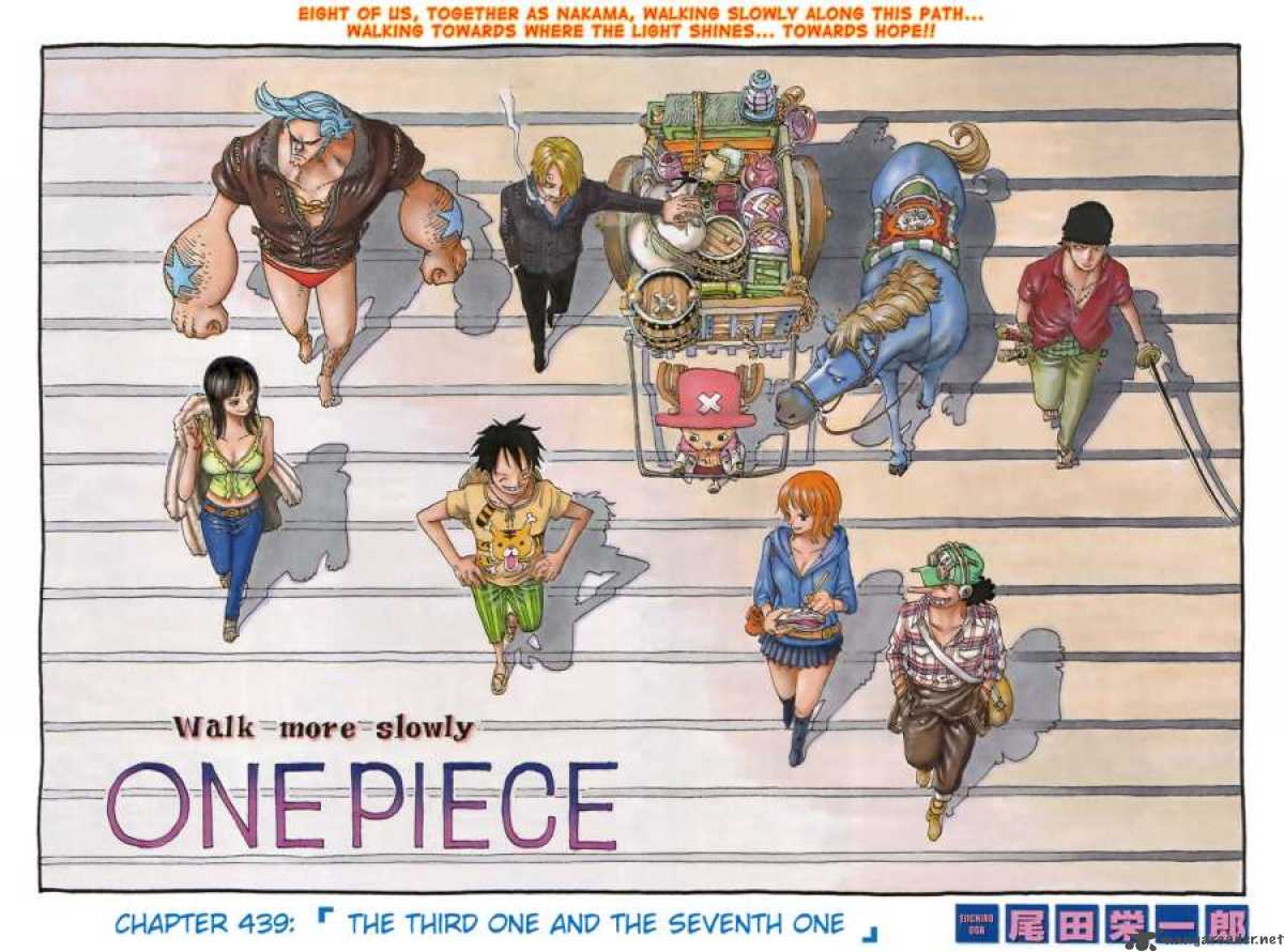 One Piece Chapter 439 page 1 - Chapter 439: The Third and the Seventh