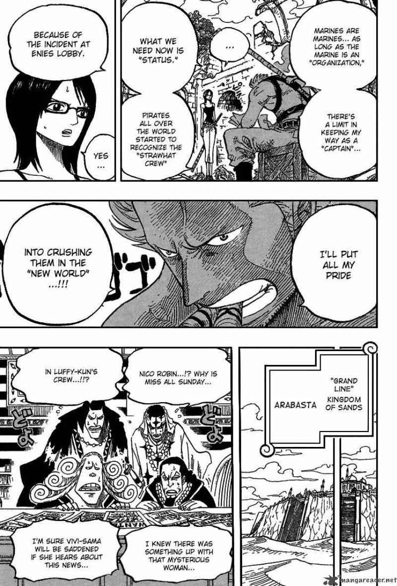 One Piece Chapter 439 page 15 - Chapter 439: The Third and the Seventh