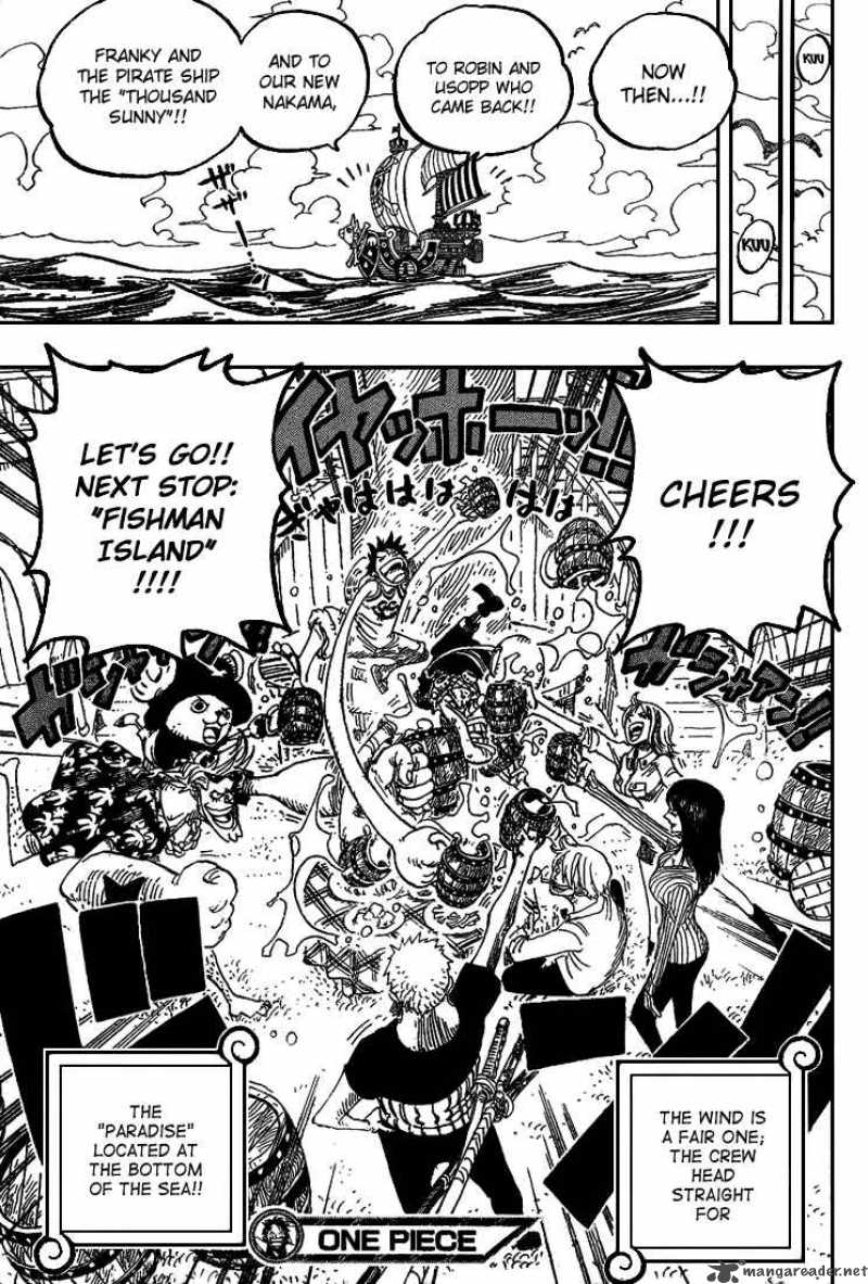One Piece Chapter 439 page 17 - Chapter 439: The Third and the Seventh