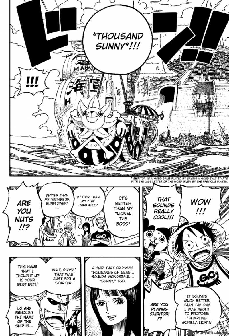 One Piece Chapter 439 page 5 - Chapter 439: The Third and the Seventh