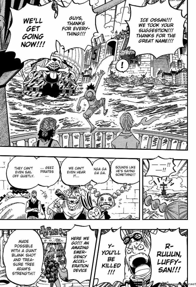 One Piece Chapter 439 page 8 - Chapter 439: The Third and the Seventh
