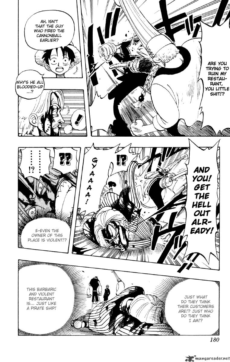 One Piece Chapter 44 page 12 - Chapter 44: Three Cooks