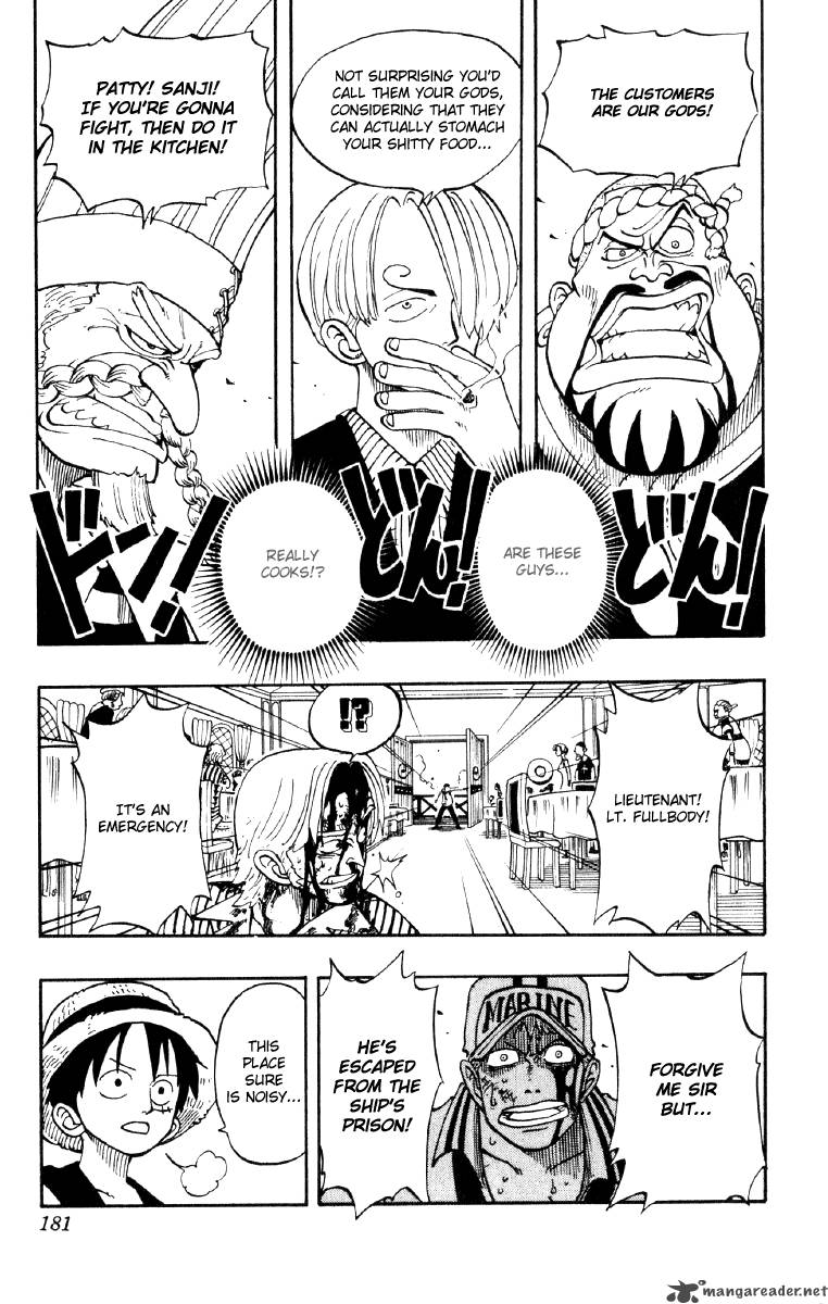 One Piece Chapter 44 page 13 - Chapter 44: Three Cooks