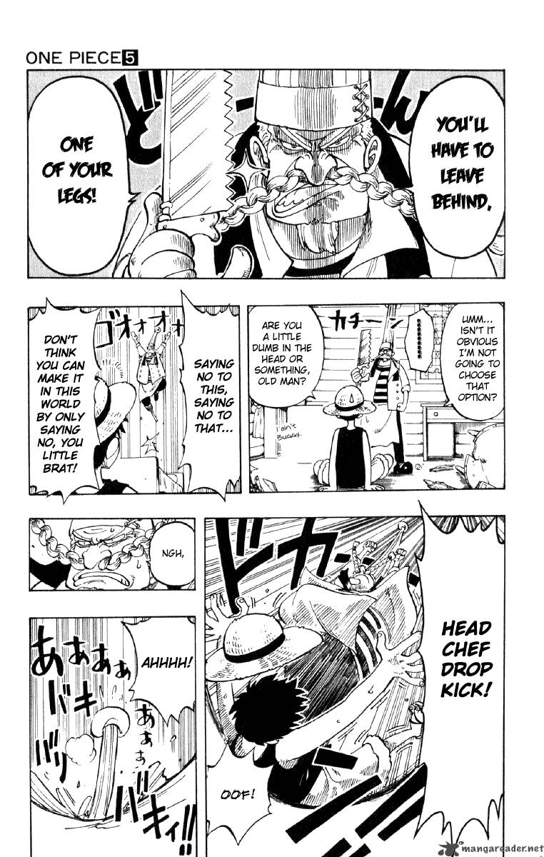 One Piece Chapter 44 page 5 - Chapter 44: Three Cooks