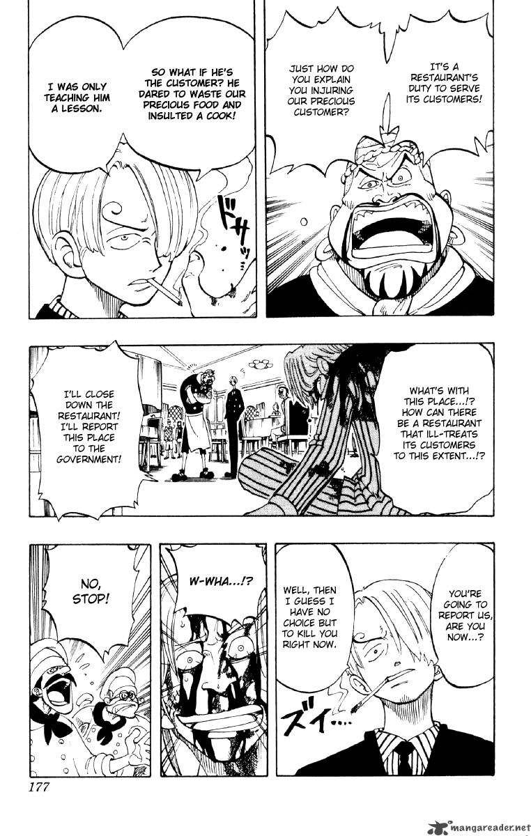 One Piece Chapter 44 page 9 - Chapter 44: Three Cooks