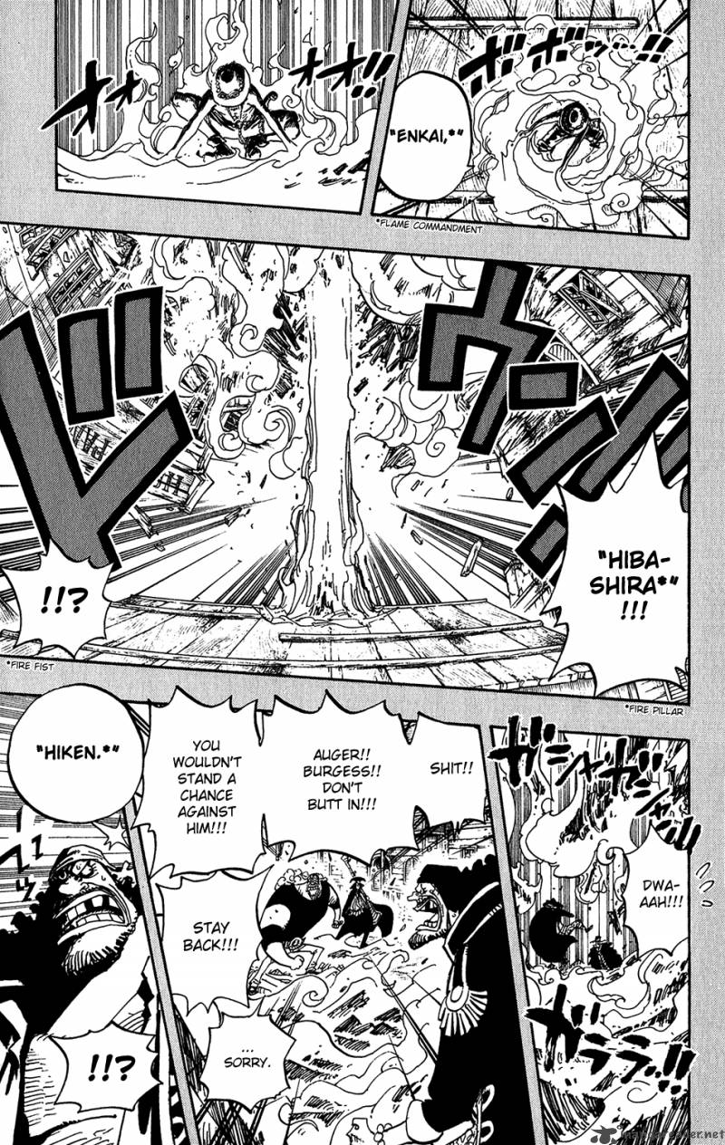 One Piece Chapter 440 page 15 - Chapter 440: Fire Fist vs Blackbeard