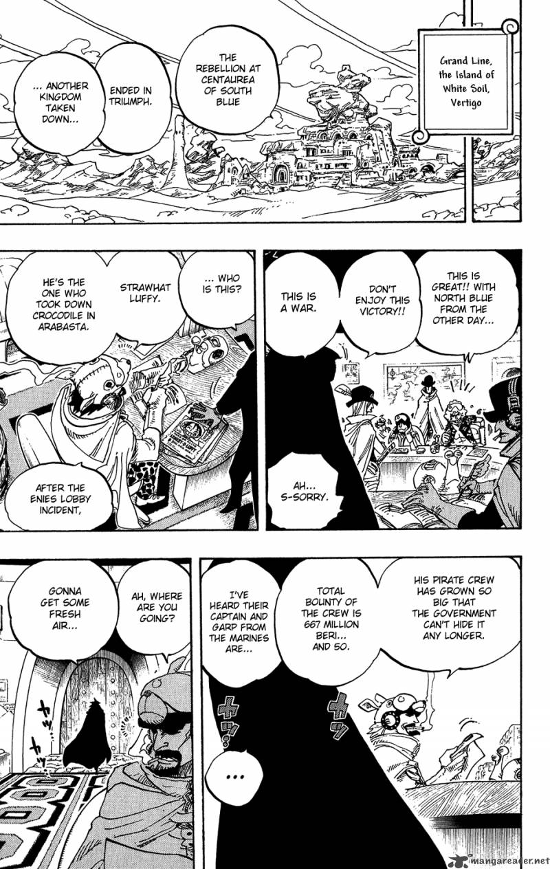 One Piece Chapter 440 page 9 - Chapter 440: Fire Fist vs Blackbeard