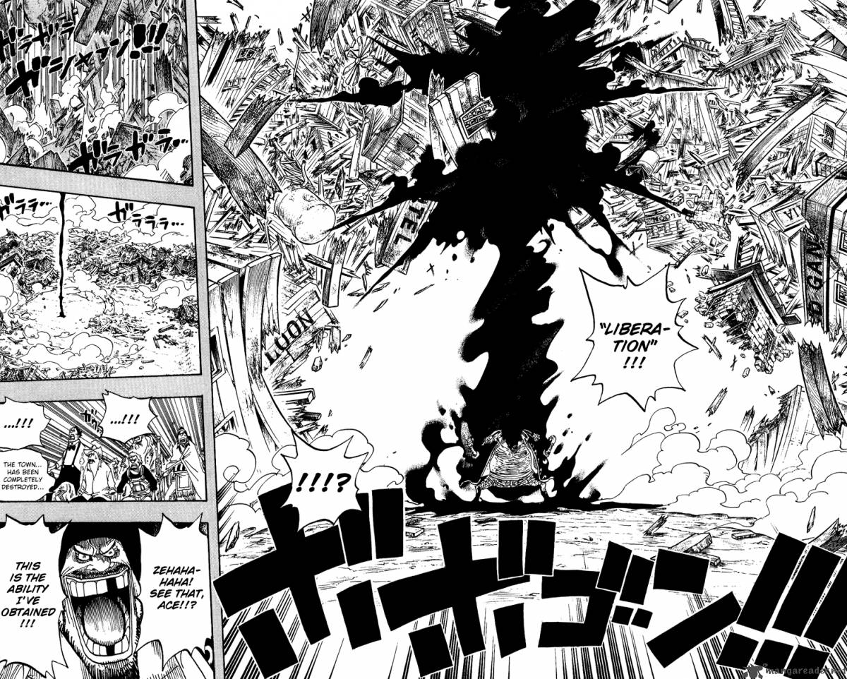 One Piece manga, chapter 441, page 17 of 31