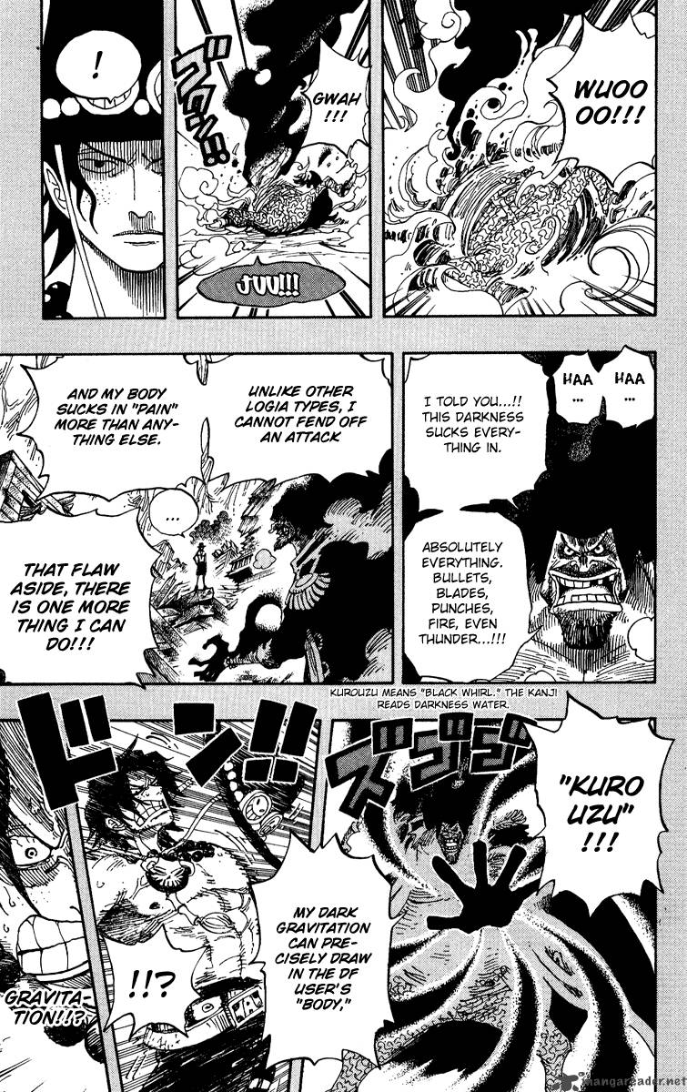 One Piece manga, chapter 441, page 19 of 31