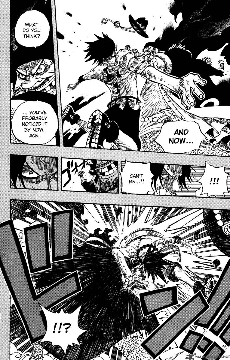 One Piece manga, chapter 441, page 20 of 31