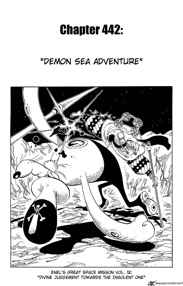 One Piece Chapter 442 page 1 - Chapter 442: Adventure in the Demonic Sea