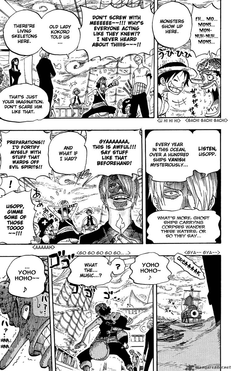 One Piece Chapter 442 page 11 - Chapter 442: Adventure in the Demonic Sea