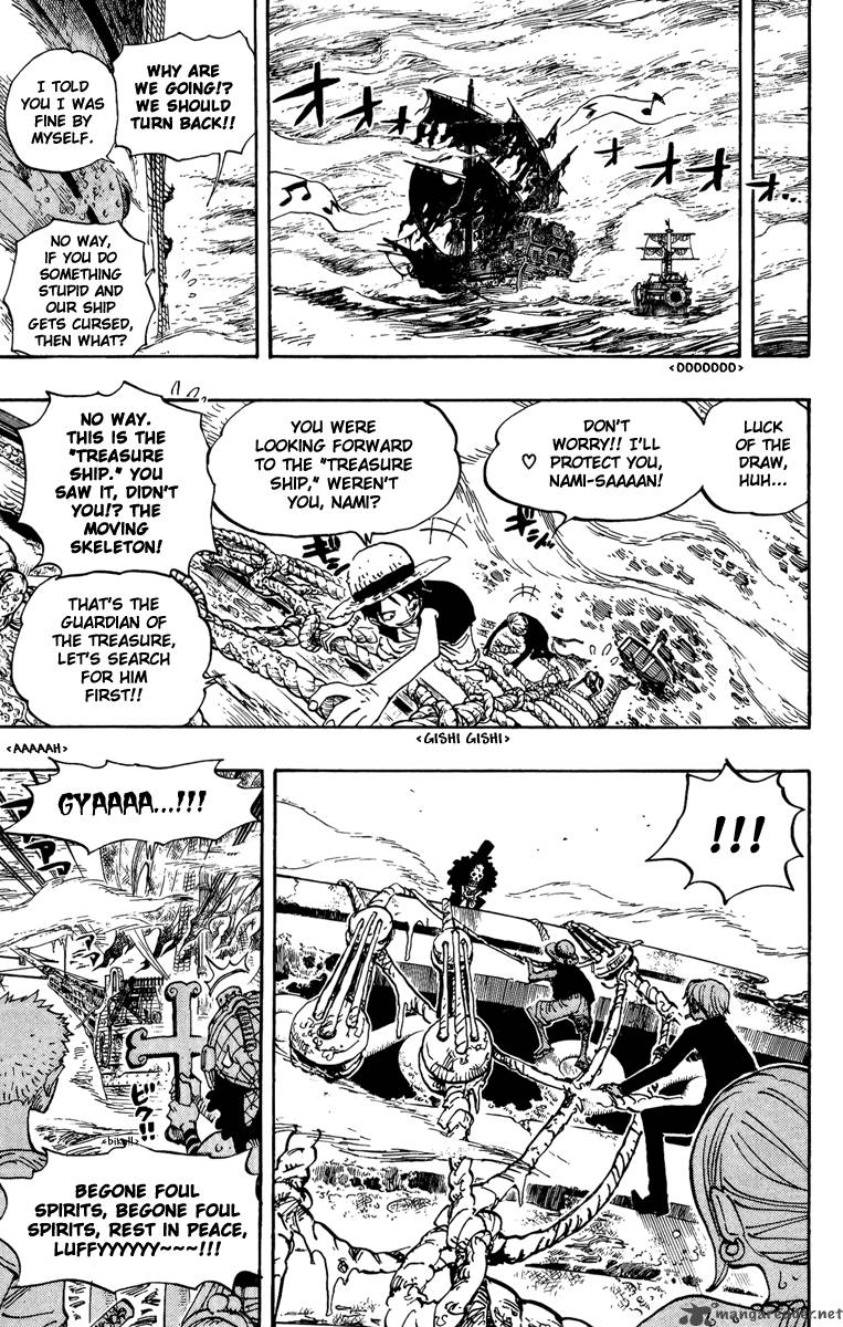 One Piece Chapter 442 page 15 - Chapter 442: Adventure in the Demonic Sea