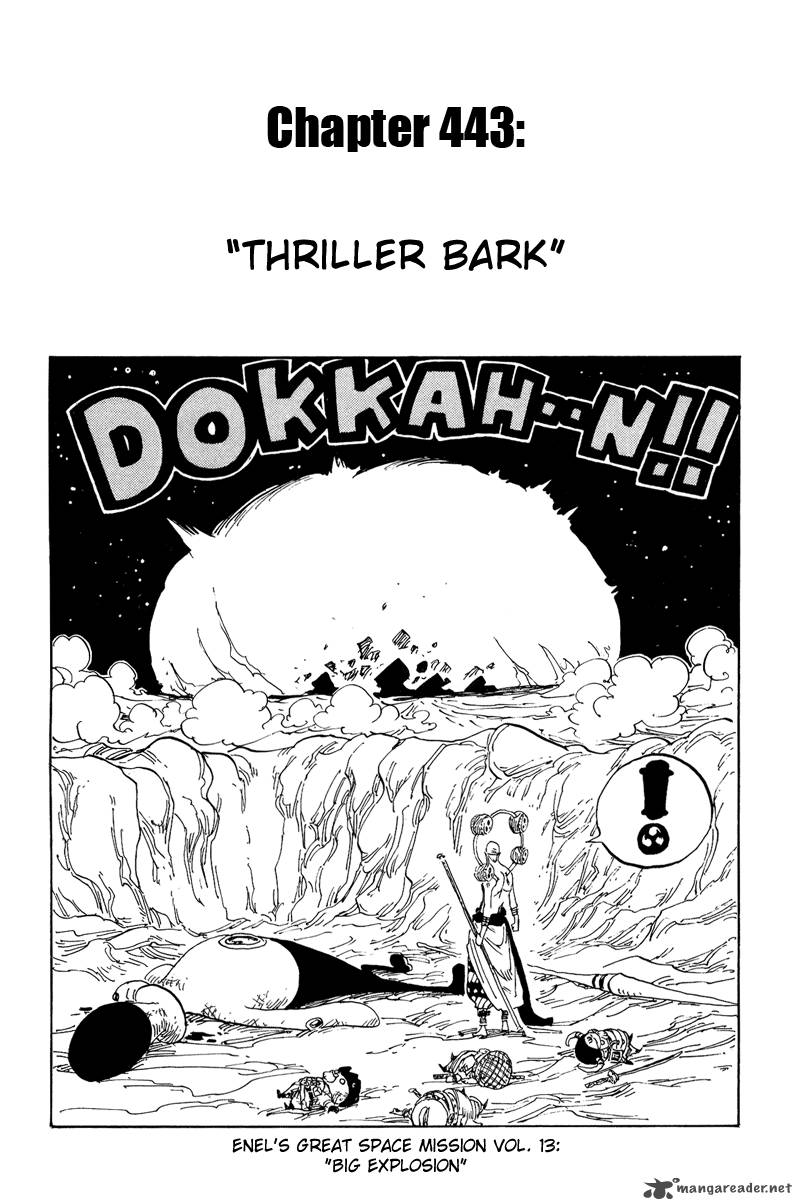One Piece manga, chapter 443, page 2 of 23