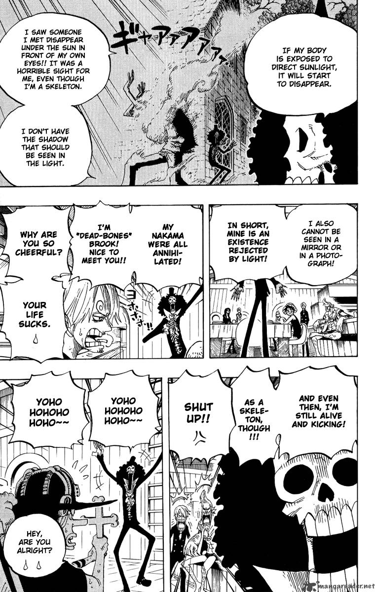 One Piece manga, chapter 443, page 12 of 23