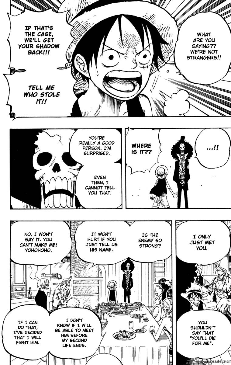 One Piece manga, chapter 443, page 15 of 23