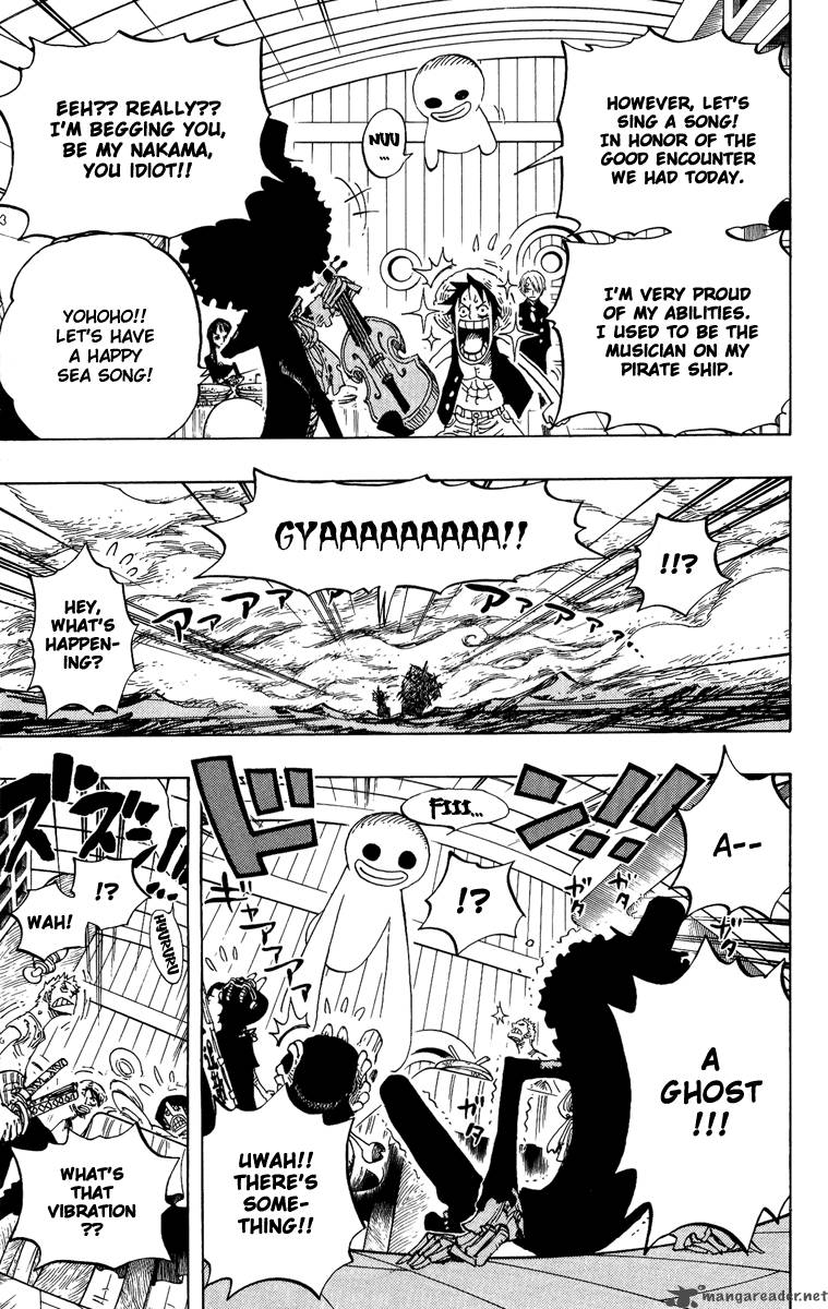 One Piece manga, chapter 443, page 16 of 23