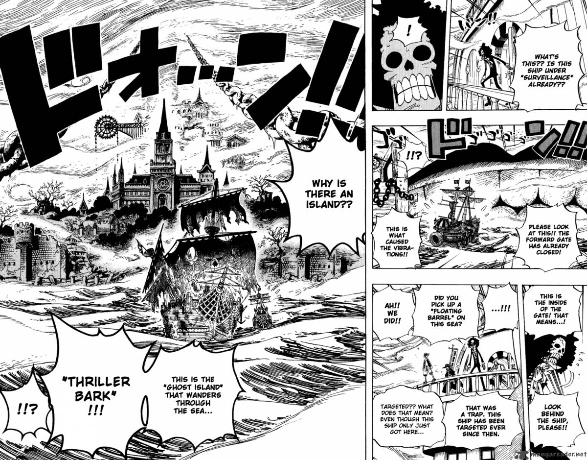 One Piece manga, chapter 443, page 17 of 23