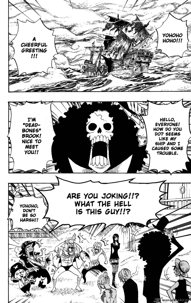 One Piece manga, chapter 443, page 3 of 23