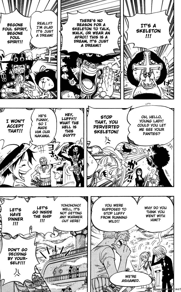 One Piece manga, chapter 443, page 4 of 23