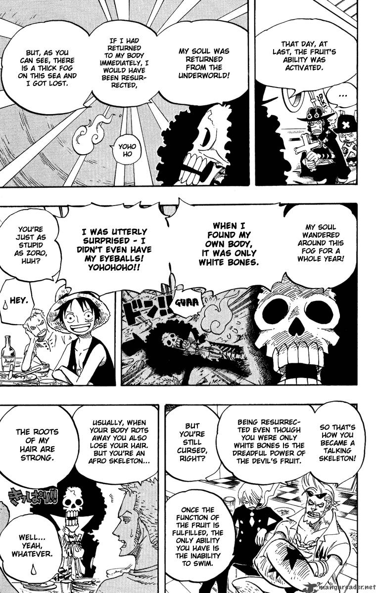 One Piece manga, chapter 443, page 8 of 23