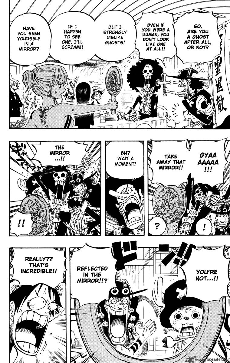 One Piece manga, chapter 443, page 9 of 23