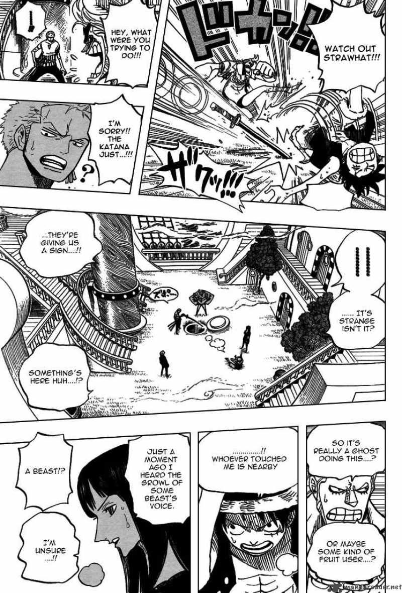 One Piece manga, chapter 444, page 12 of 23