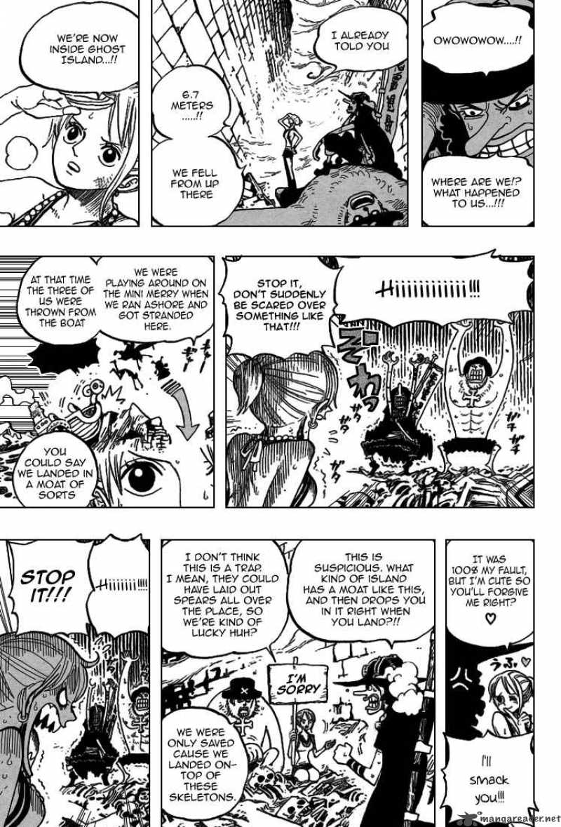 One Piece manga, chapter 444, page 16 of 23