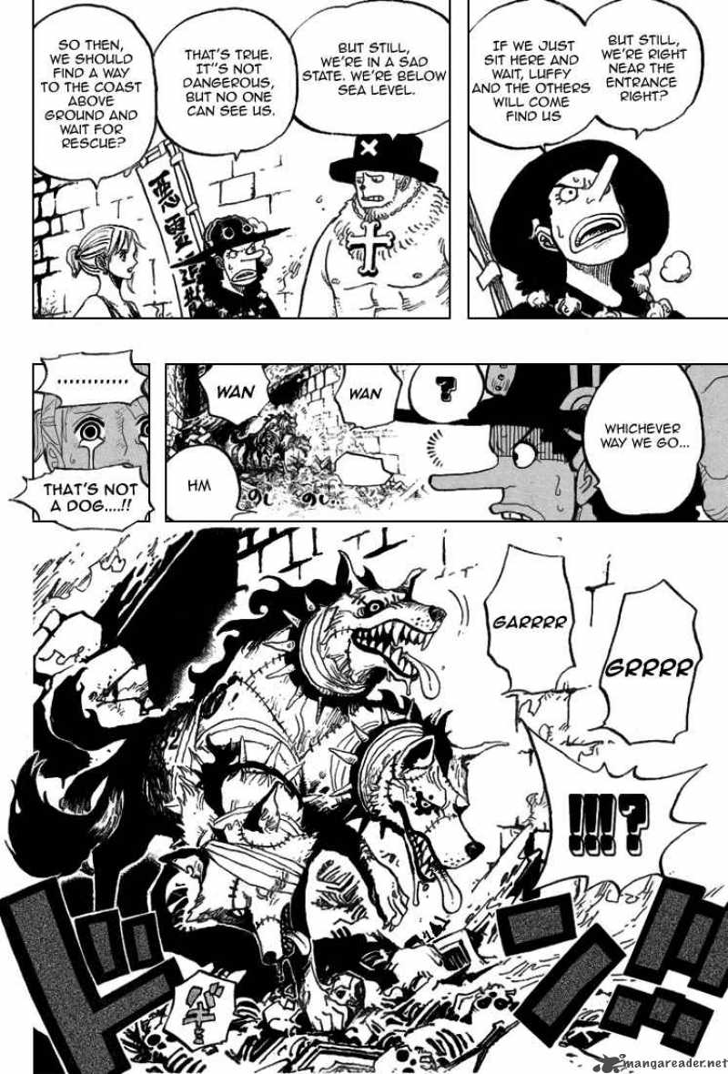 One Piece manga, chapter 444, page 17 of 23