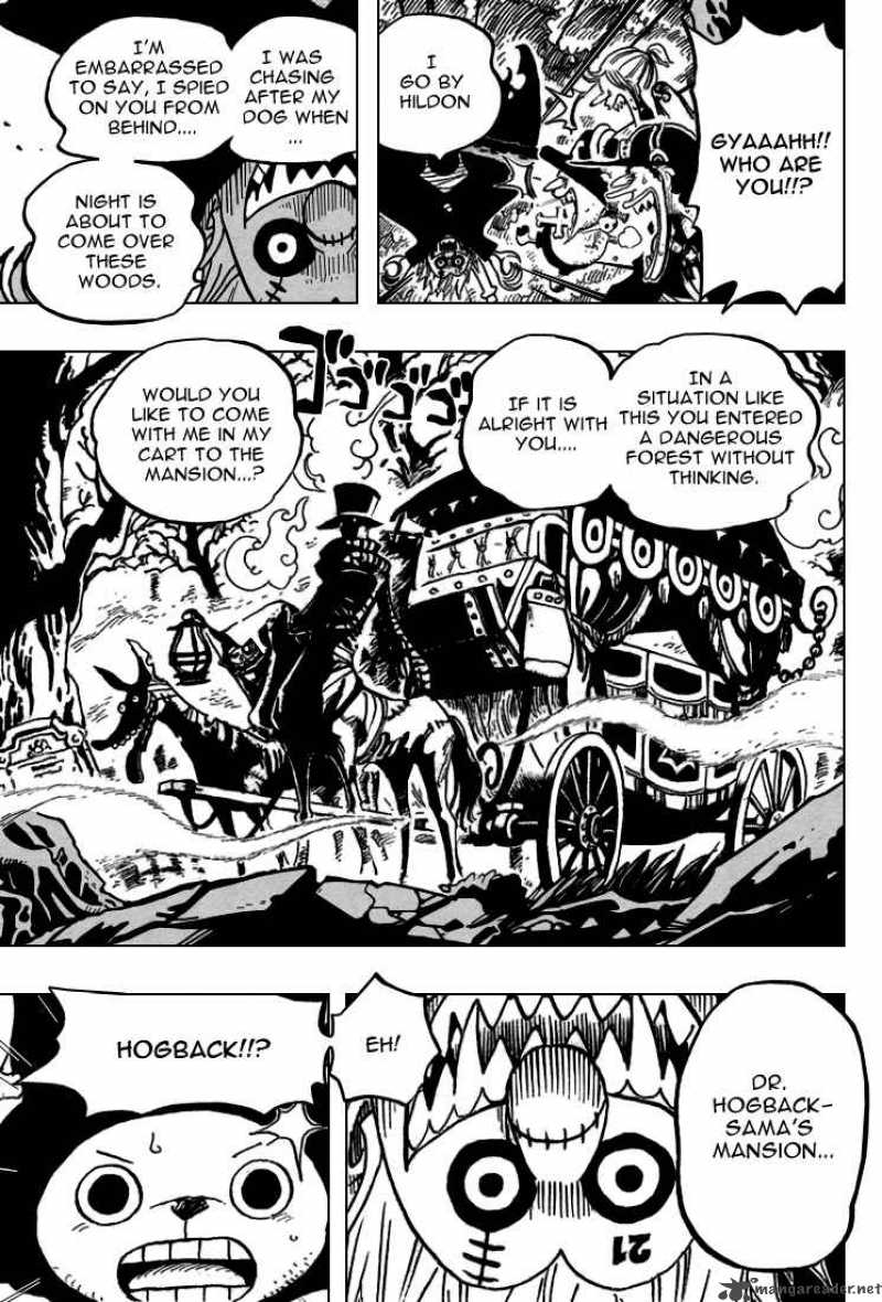 One Piece manga, chapter 444, page 20 of 23