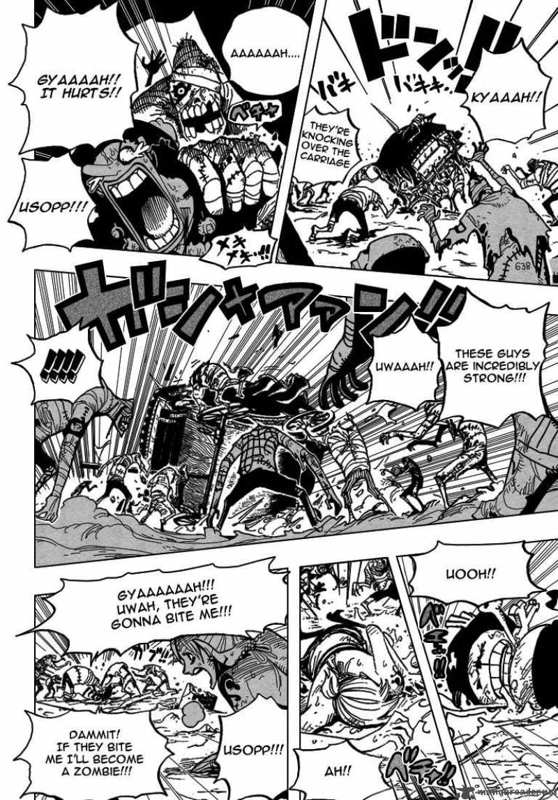 One Piece Chapter 445 page 12 - Chapter 445: The Zombie