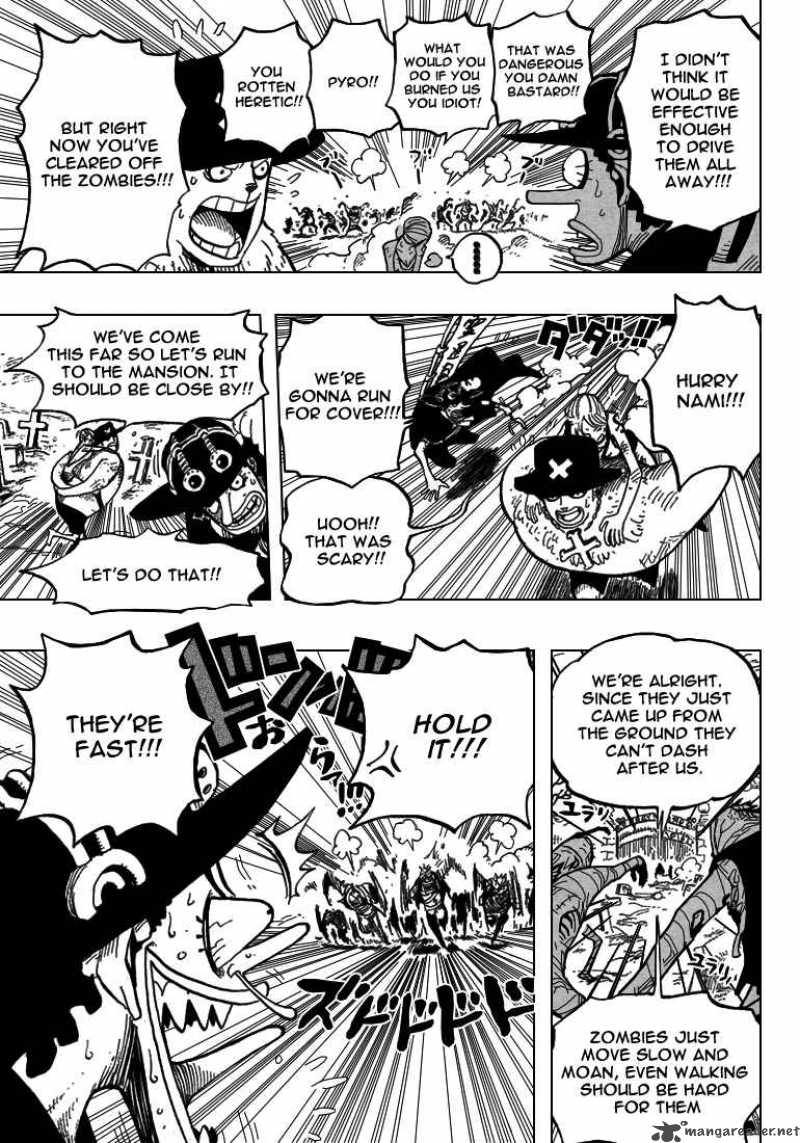One Piece Chapter 445 page 15 - Chapter 445: The Zombie
