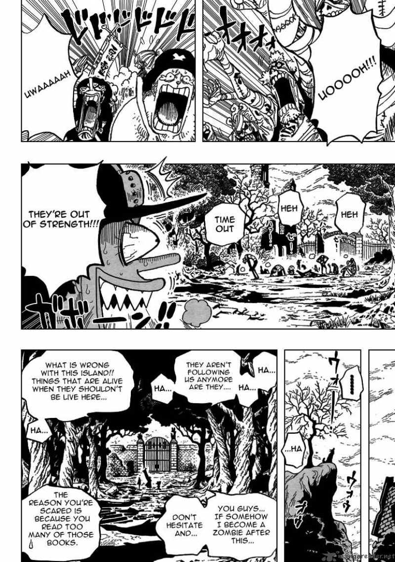 One Piece Chapter 445 page 16 - Chapter 445: The Zombie