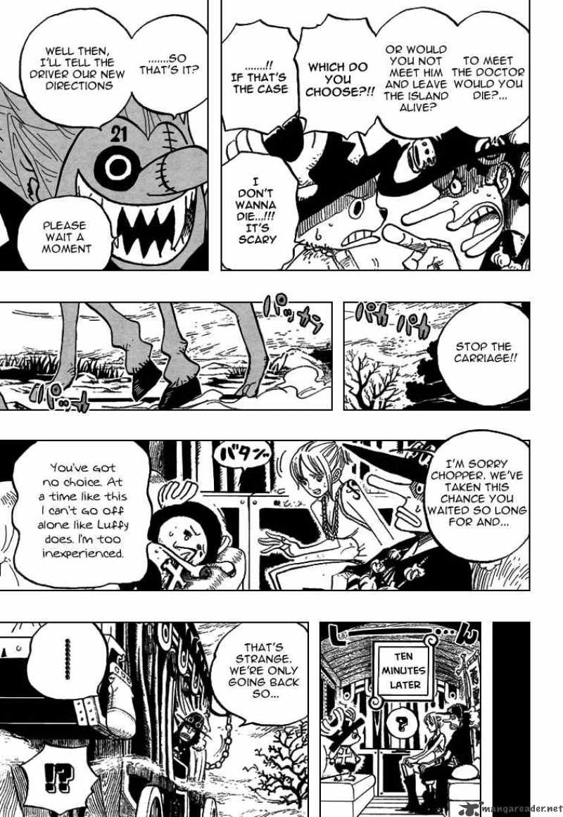 One Piece Chapter 445 page 8 - Chapter 445: The Zombie
