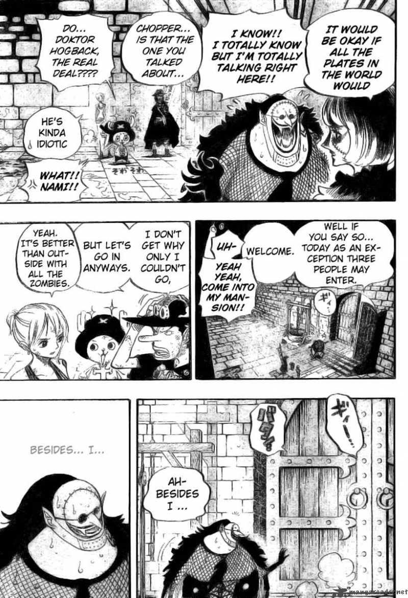 One Piece Chapter 446 page 6 - Chapter 446: Doctor Hogback