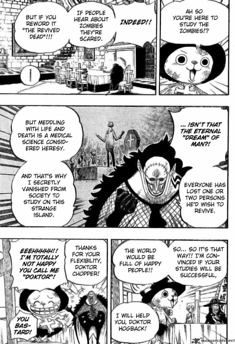 One Piece Chapter 446 page 8 - Chapter 446: Doctor Hogback