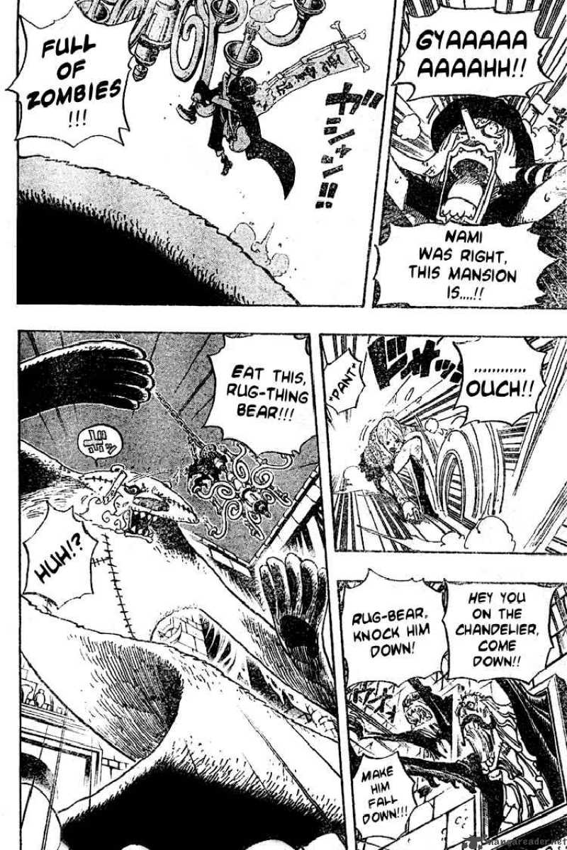 One Piece Chapter 447 page 14 - Chapter 447: Surprise Zombie
