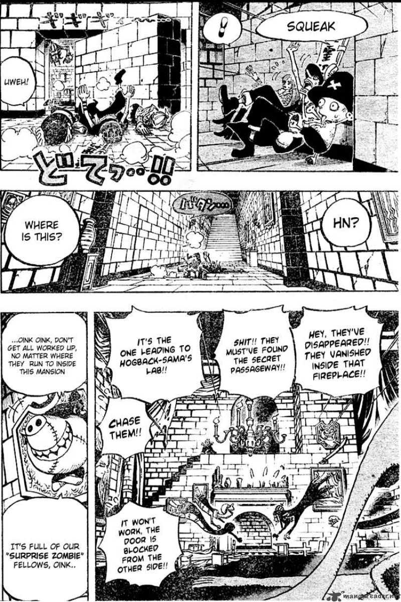 One Piece Chapter 447 page 18 - Chapter 447: Surprise Zombie