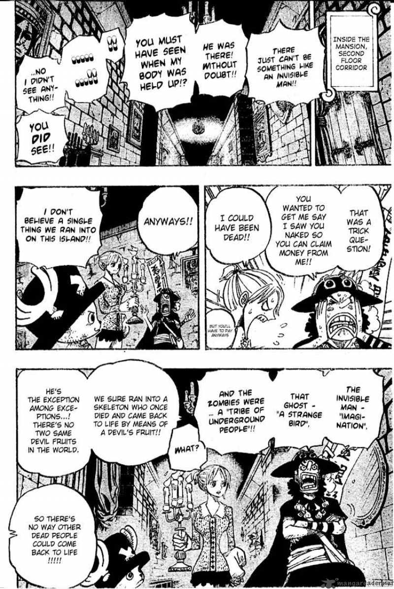 One Piece Chapter 447 page 8 - Chapter 447: Surprise Zombie