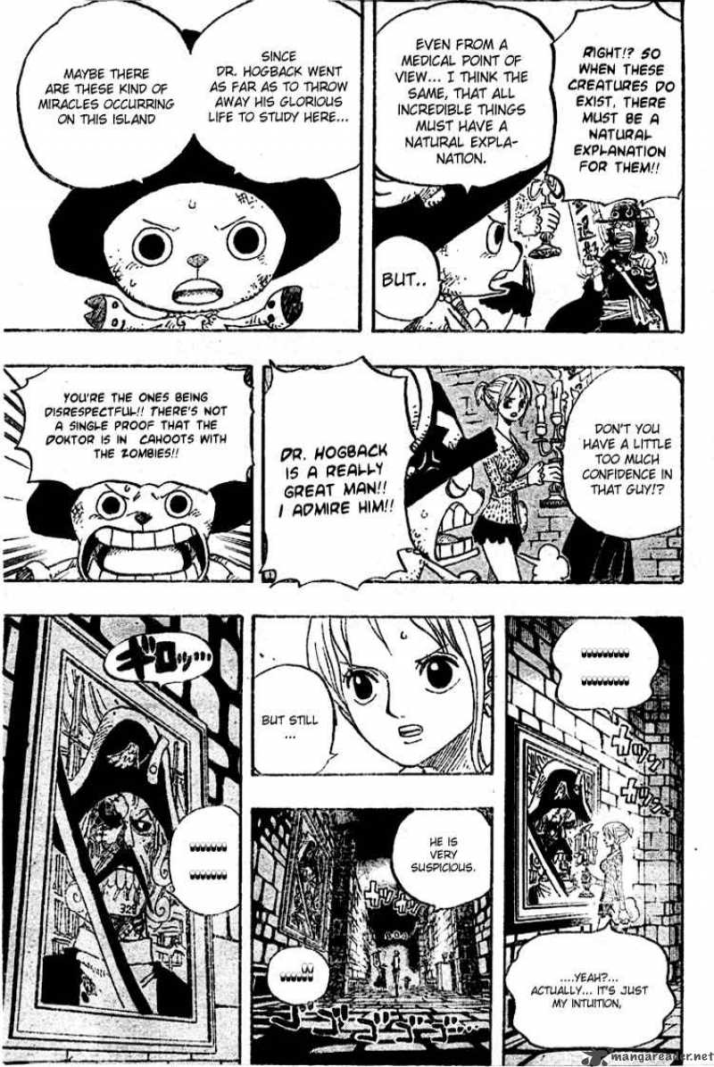One Piece Chapter 447 page 9 - Chapter 447: Surprise Zombie