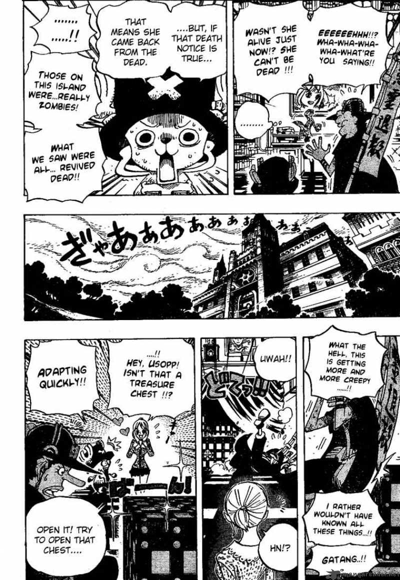 One Piece Chapter 448 page 4 - Chapter 448: Moria