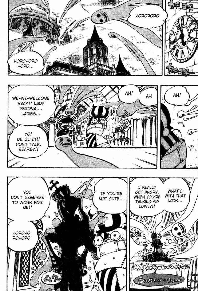 One Piece Chapter 449 page 11 - Chapter 449: The Mysterious Four of Thriller Bark