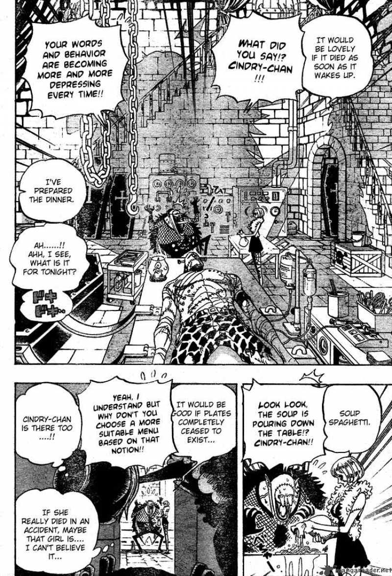 One Piece Chapter 449 page 5 - Chapter 449: The Mysterious Four of Thriller Bark