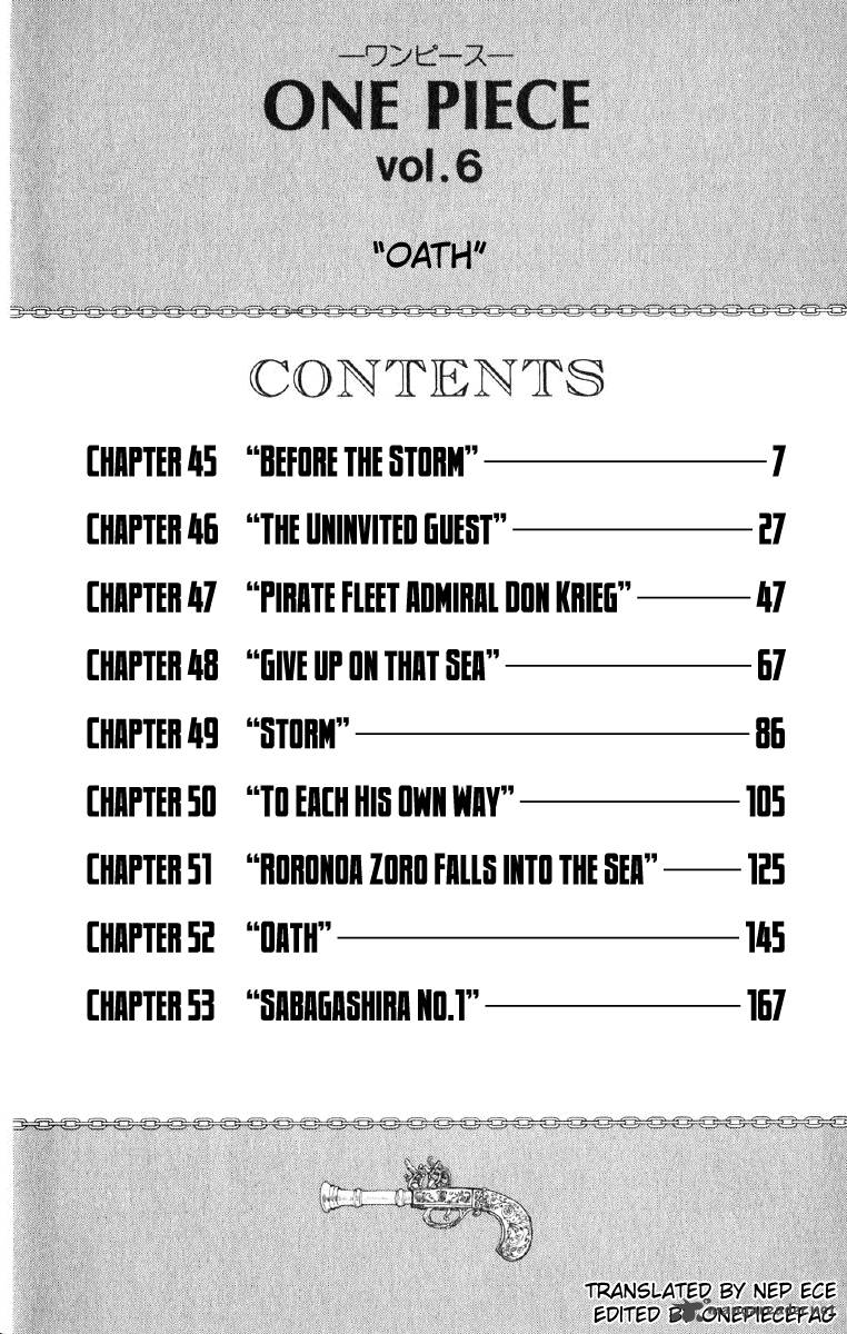 One Piece Chapter 45 page 1 - Chapter 45: Before the Storm