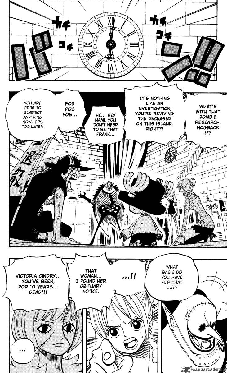One Piece Chapter 450 page 10 - Chapter 450: General Zombie Night