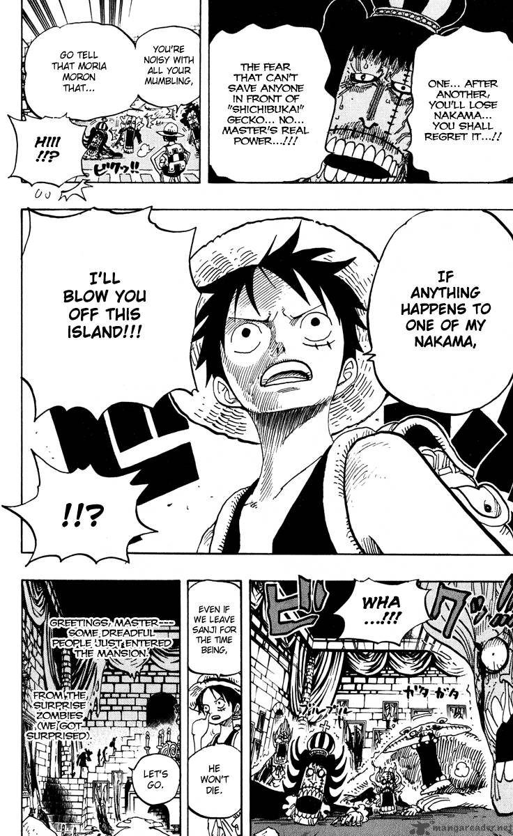 One Piece Chapter 450 page 24 - Chapter 450: General Zombie Night