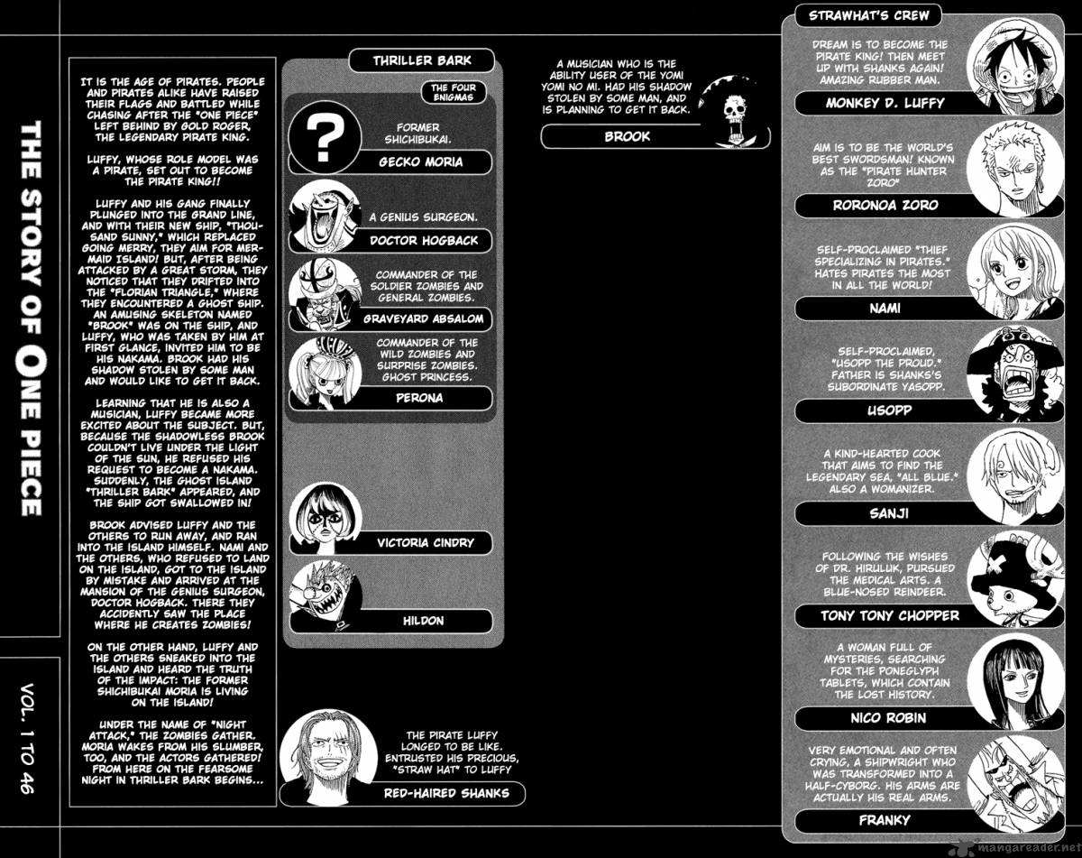 One Piece Chapter 450 page 7 - Chapter 450: General Zombie Night