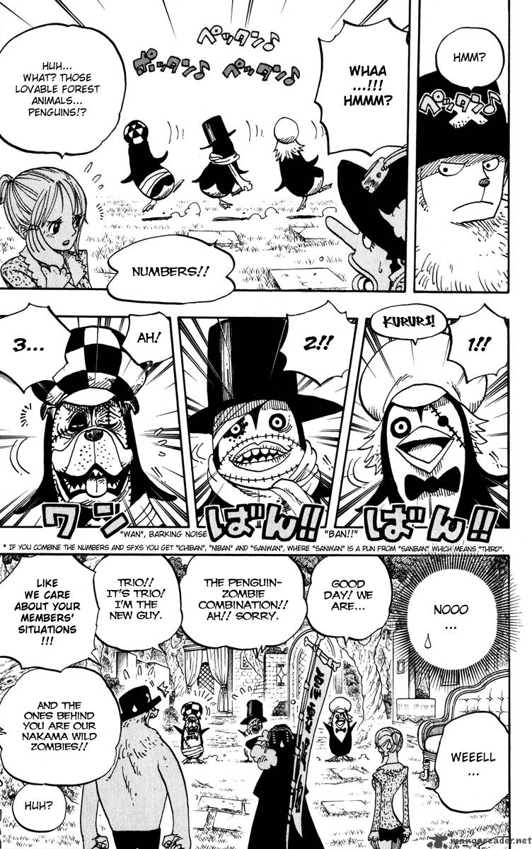 One Piece Chapter 451 page 13 - Chapter 451: Perona's Wonder Garden