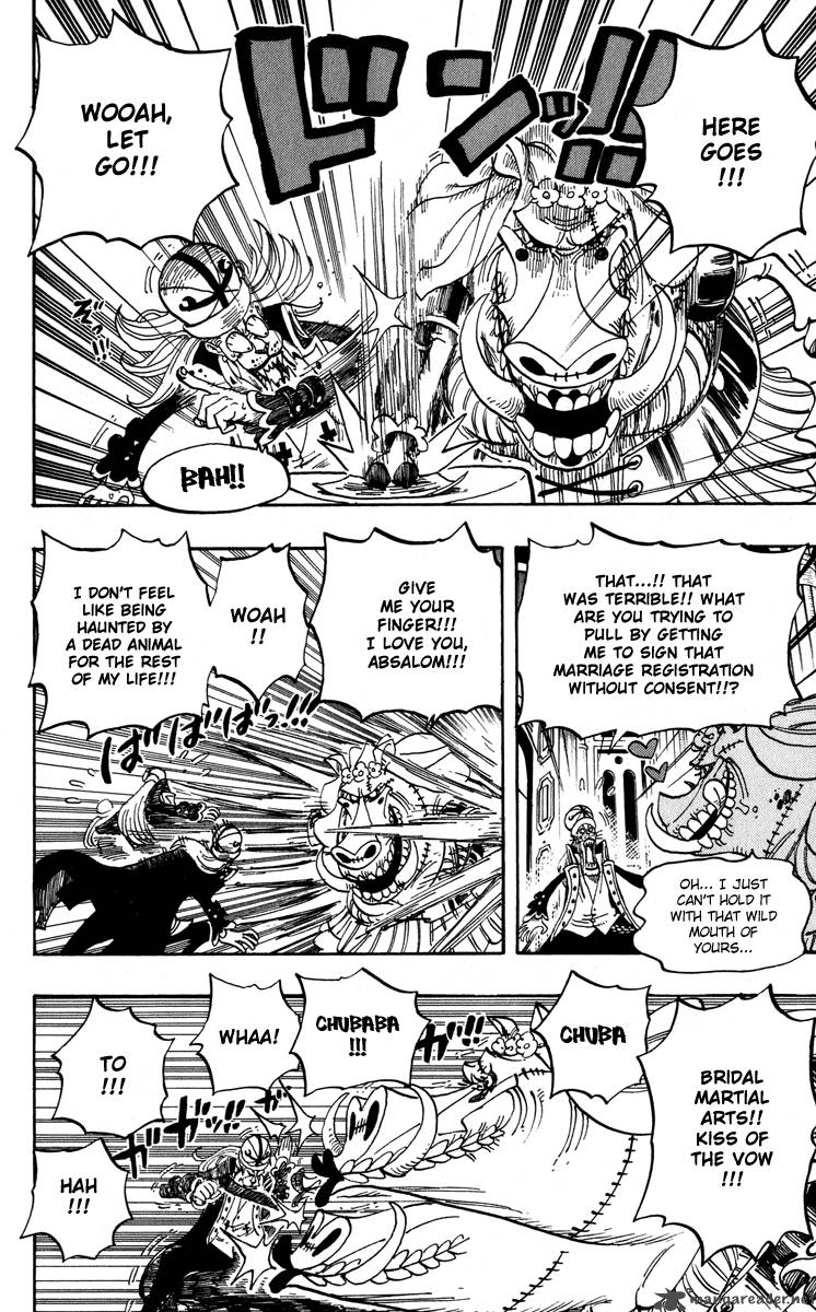 One Piece Chapter 451 page 4 - Chapter 451: Perona's Wonder Garden