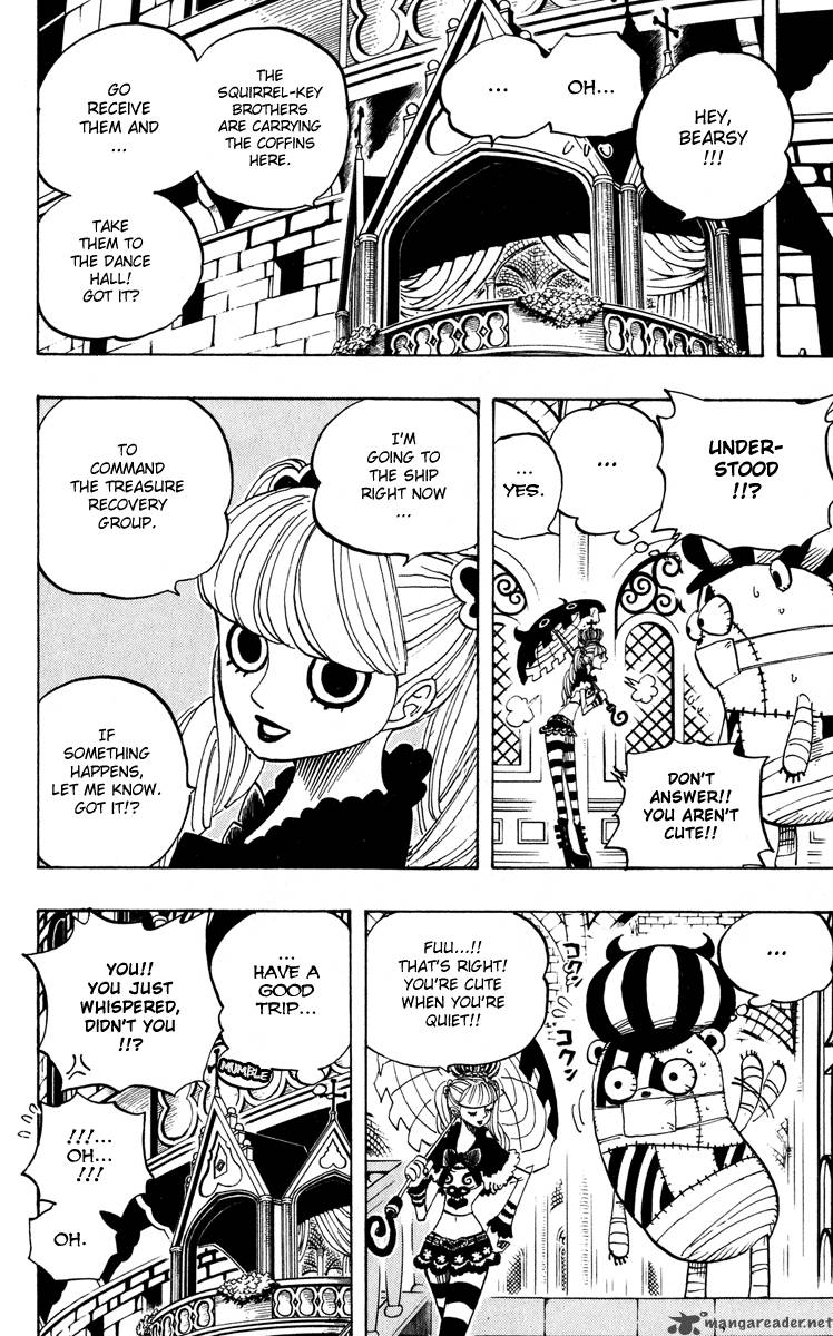 One Piece Chapter 451 page 6 - Chapter 451: Perona's Wonder Garden